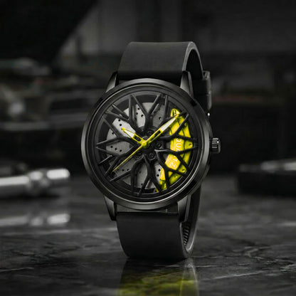 Nissan GT-R Gyro Watch Green - Spinning Wheel Edition