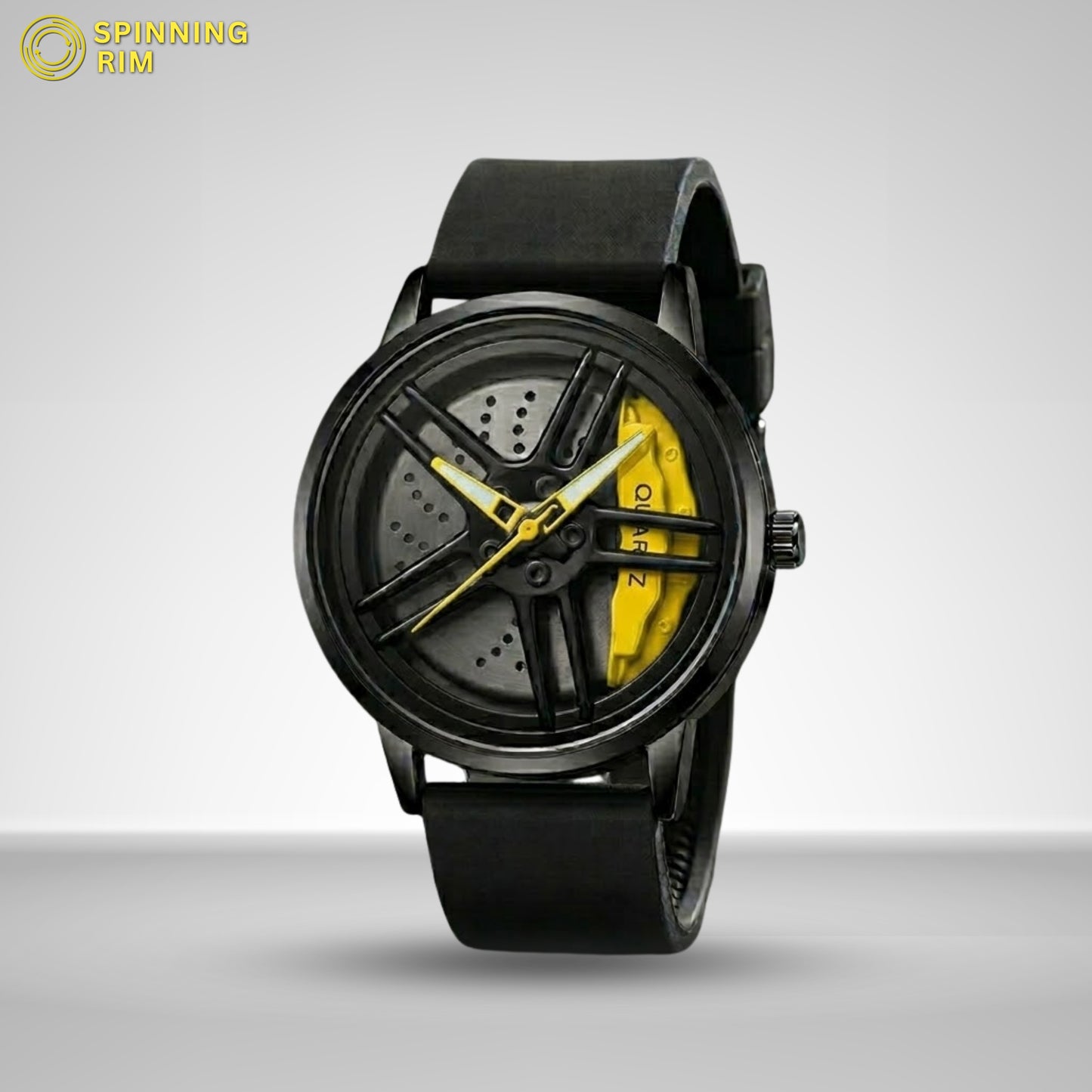 BMW M5 Gyro Watch - Spinning Rim Close Up