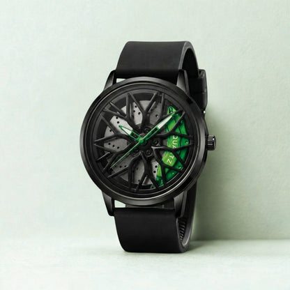 Nissan GT-R Gyro Watch Blue - Spinning Wheel Edition