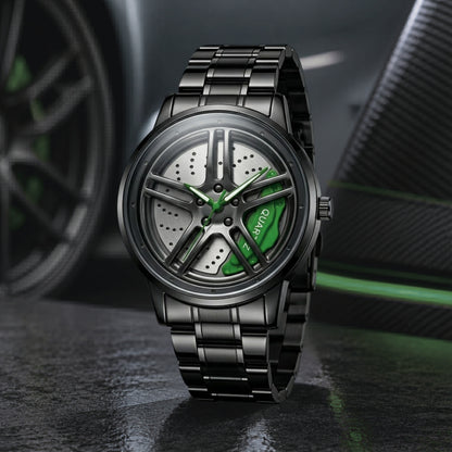 Nissan GTR Gyro Watch - Spinning Rim Edition