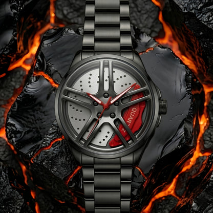 Nissan GTR Gyro Watch - Spinning Rim Edition