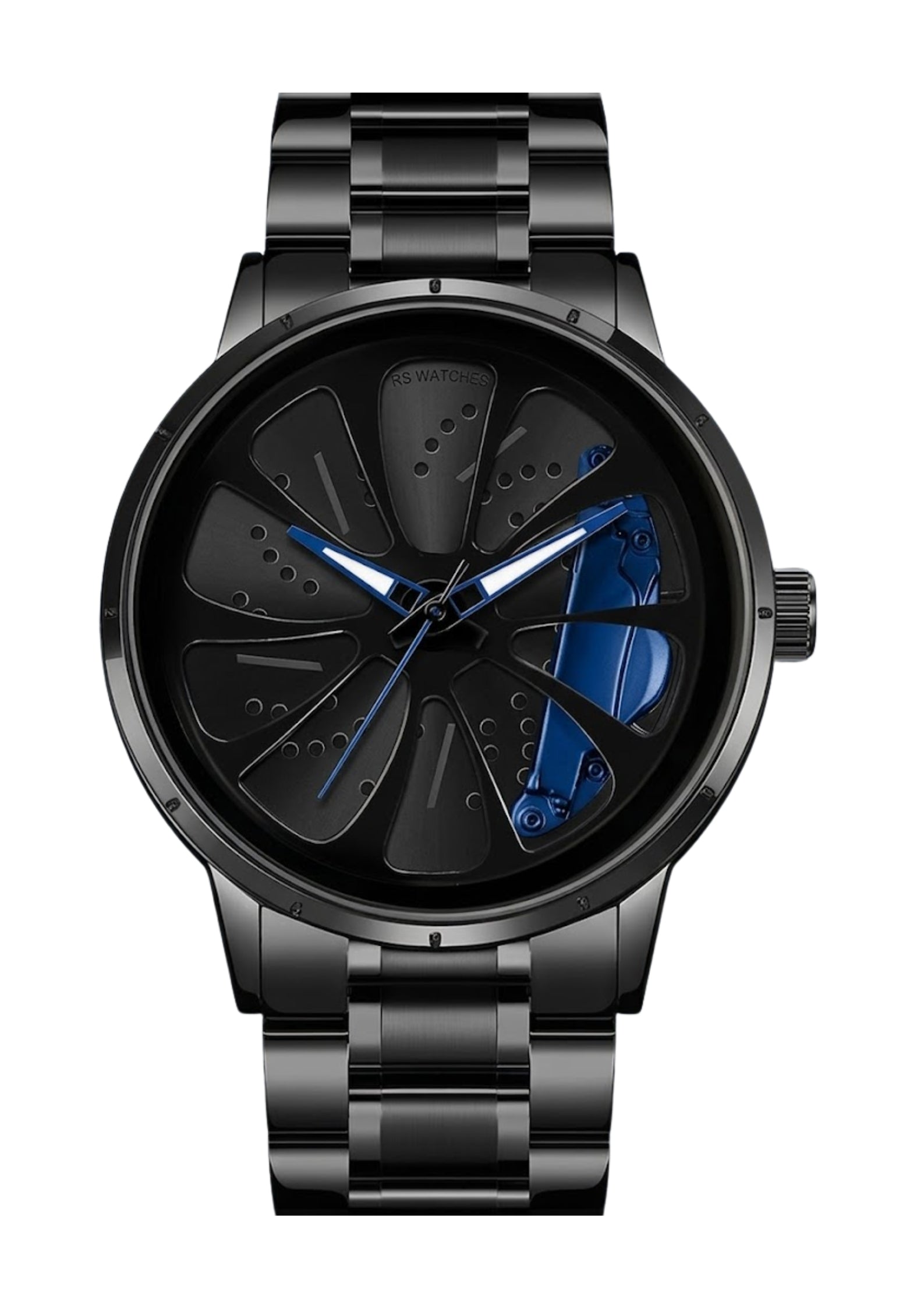 Porsche 911 Gyro Watch Blue - Spinning Wheel Edition