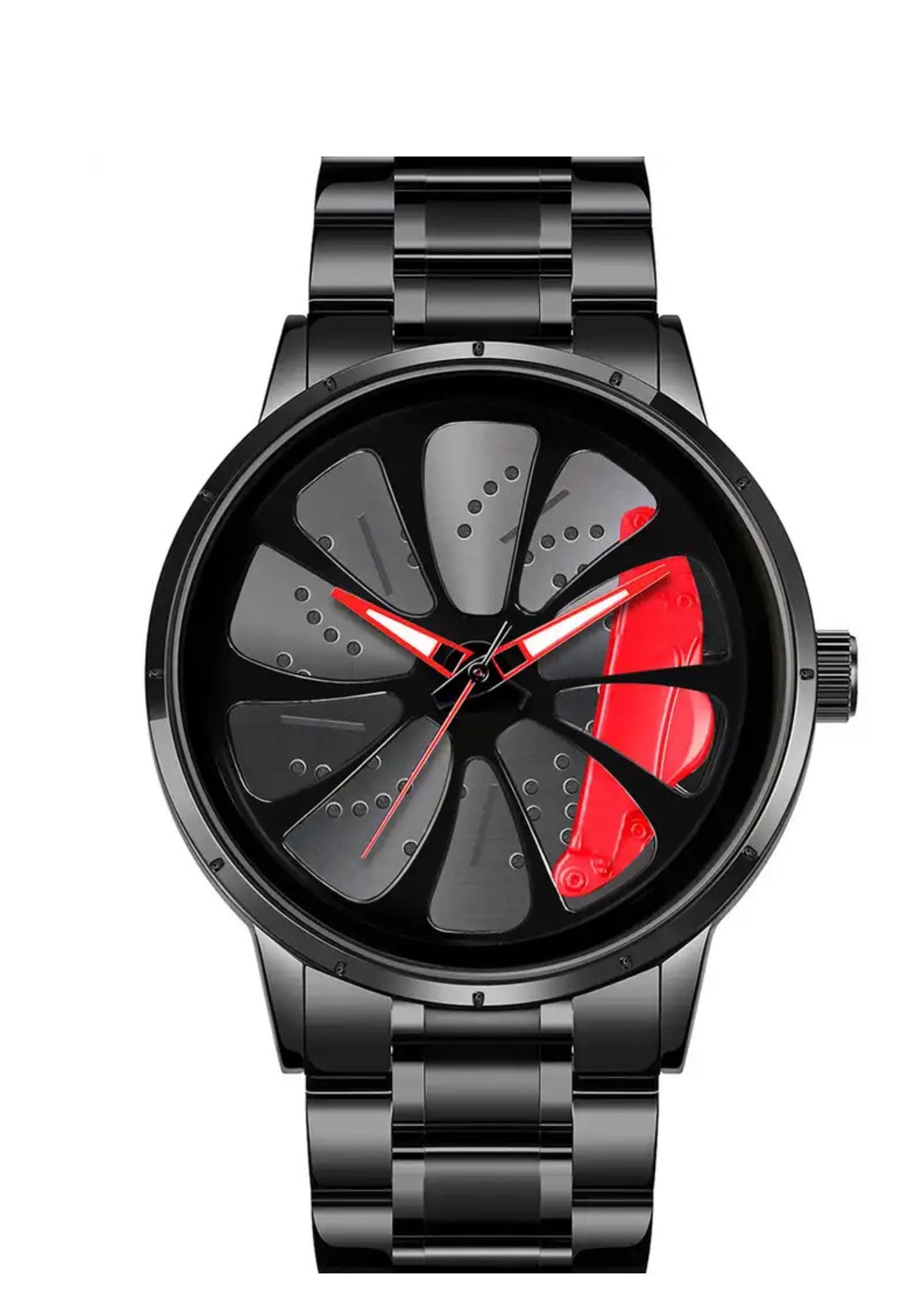 Porsche 911 Gyro Watch Red - Spinning Wheel Edition