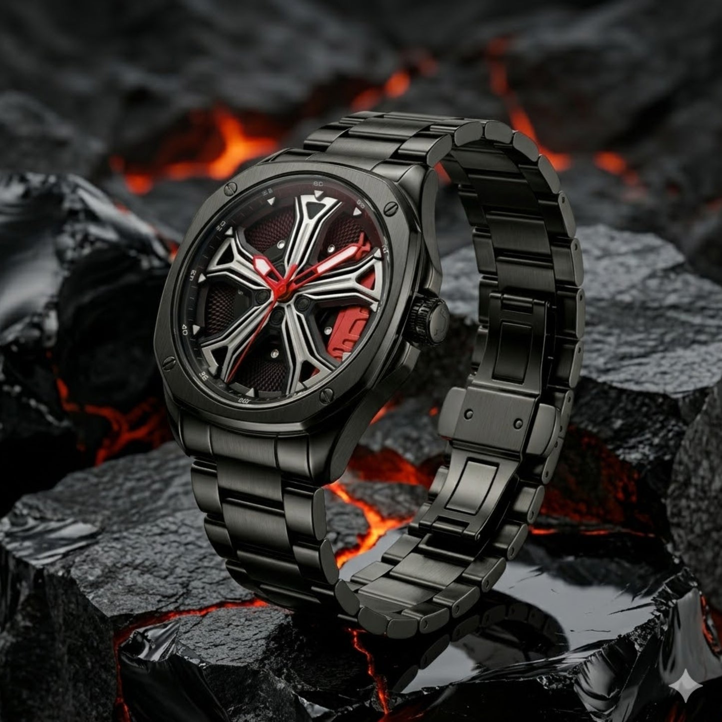Audi RS7 Gyro Watch Red - Side View