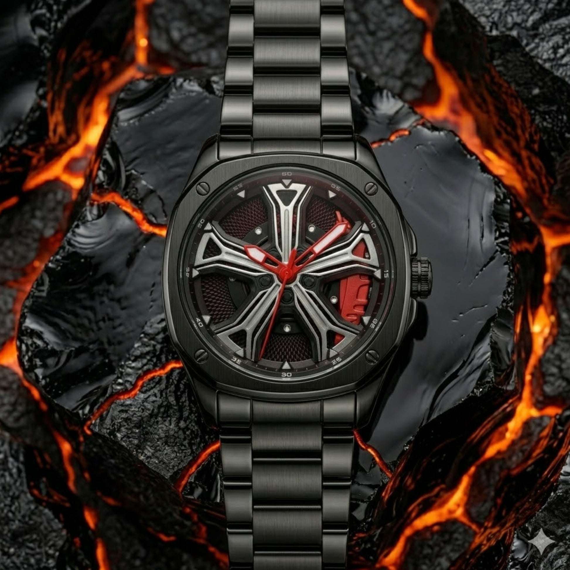 Audi RS7 Gyro Watch Red - Detail Shot