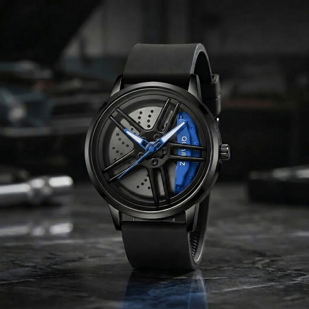 BMW M5 Gyro Watch Blue - Spinning Wheel Edition