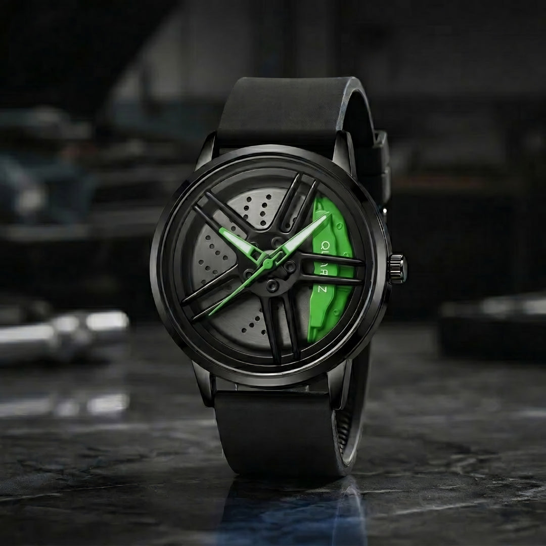 BMW M5 Gyro Watch Green - Spinning Wheel Edition