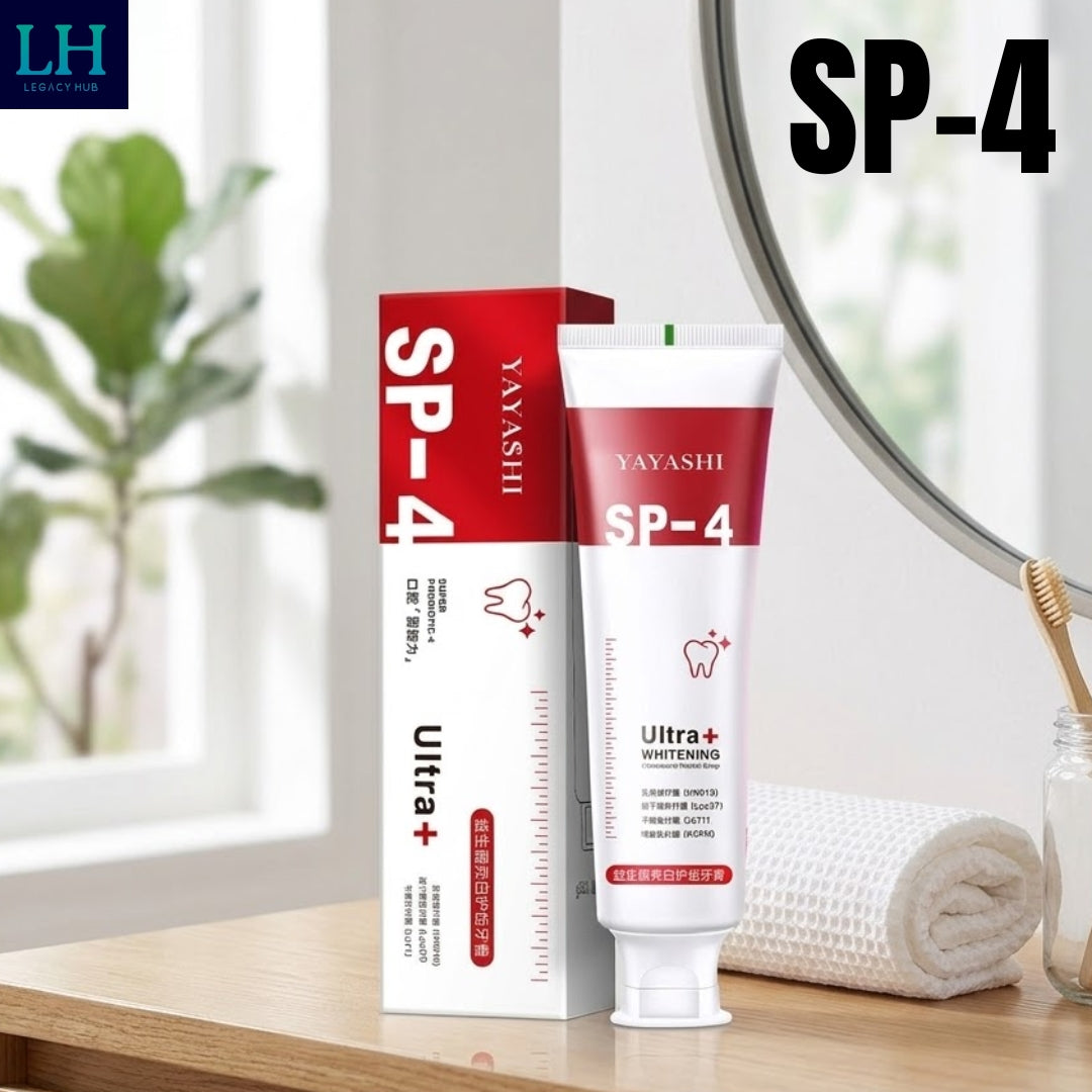 Sp-4 Probiotic Teeth Whitener Toothpaste, Natural Tooth Whitener (PACK OF 2)