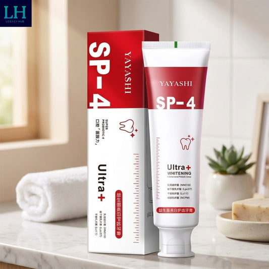 Sp-4 Probiotic Teeth Whitener Toothpaste, Natural Tooth Whitener (PACK OF 2)